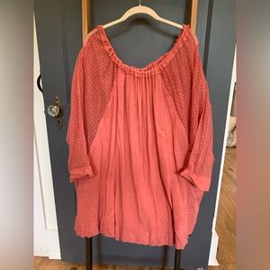 Free People gauze tunic dress size S like new